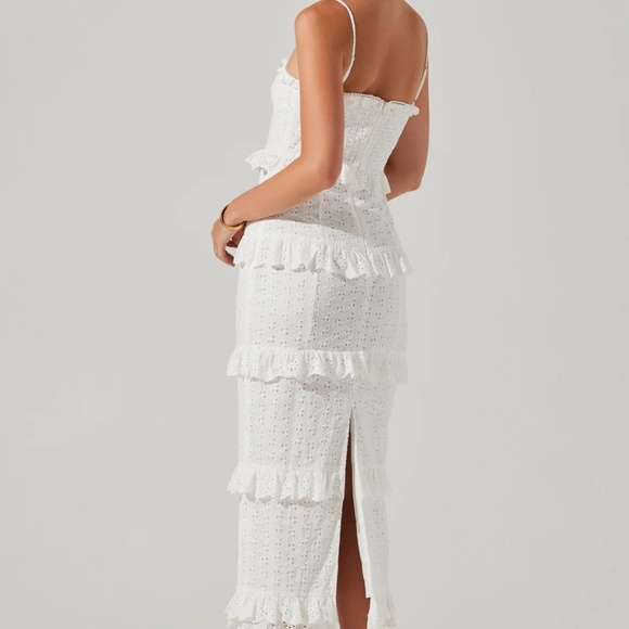 ASTR The Label White Sandrima Dress SIZE XL - Picture 3 of 6